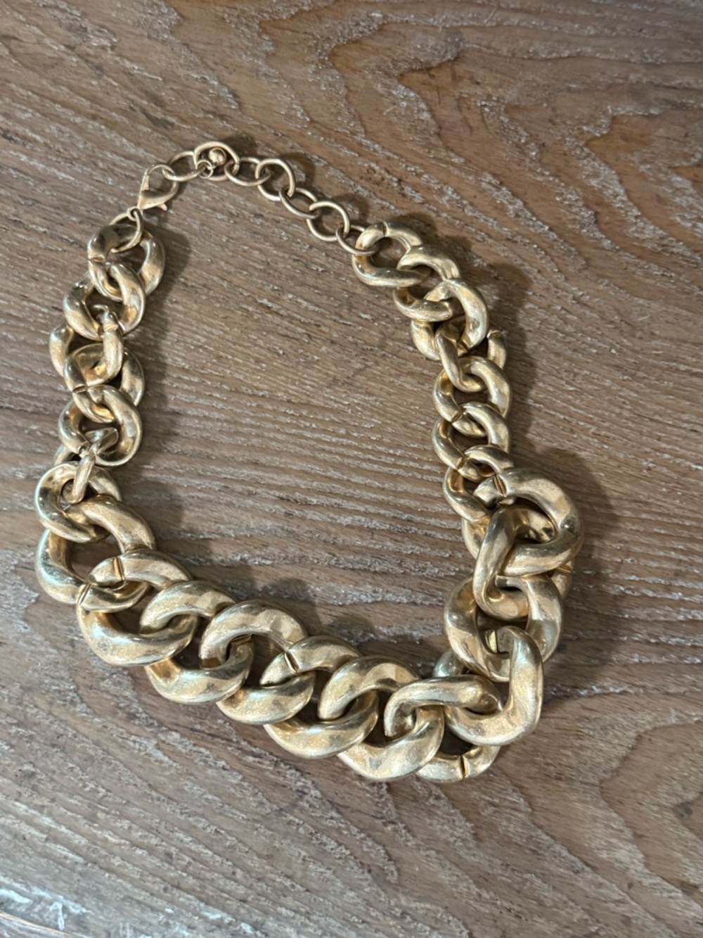 Gold Chunky Link Necklace - Women Jewelry
